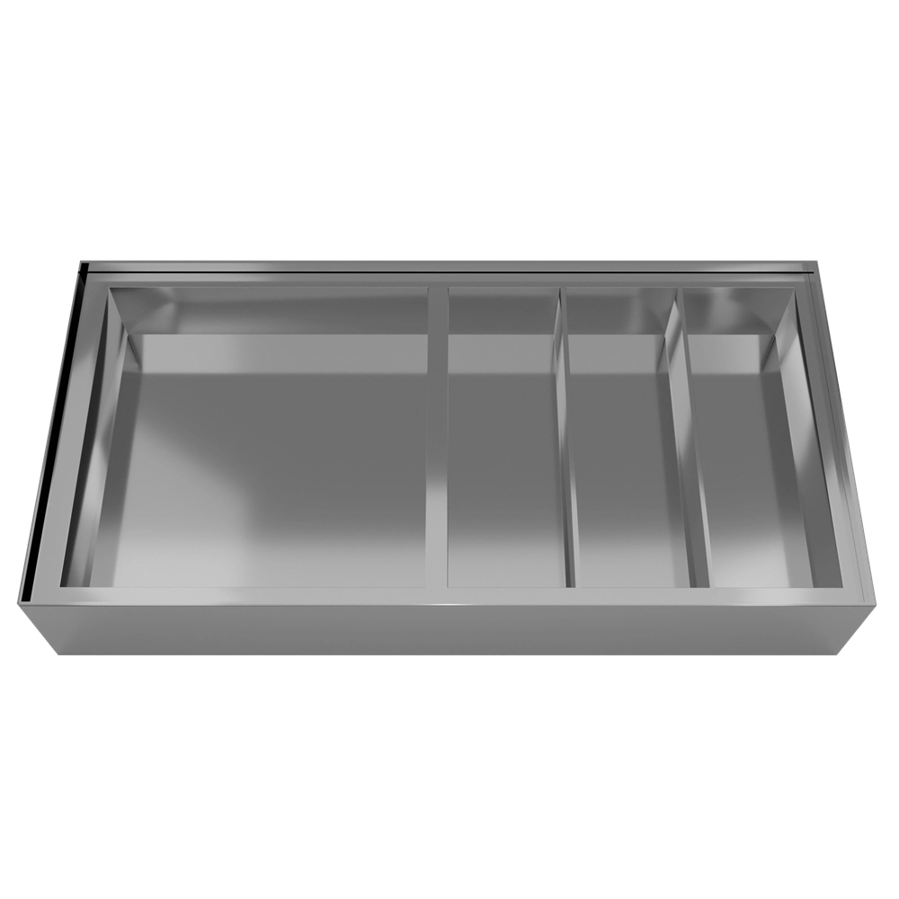 9 Small + 1 Large Compartments Premium Silver Gift Box | 9 Sweets and 100G Namkeen |