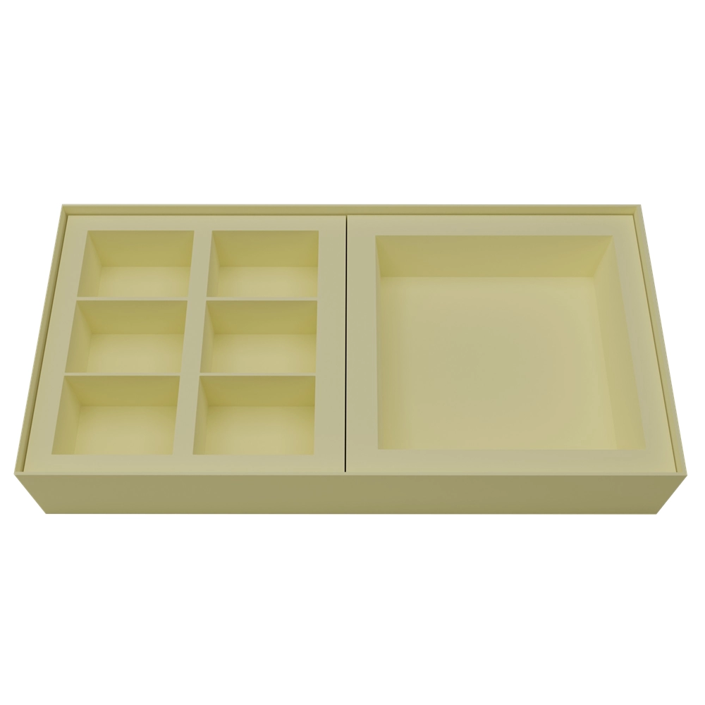 6 Small + 1 Large Compartment Gold Finish Gift Box | Sweets | Namkeen or Dry Fruits