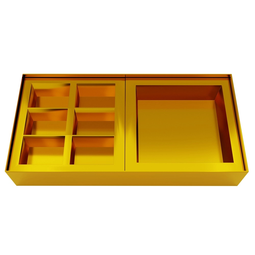 Wedding Return Gift Box Gradient Finish 6 S + 1 L Compartments