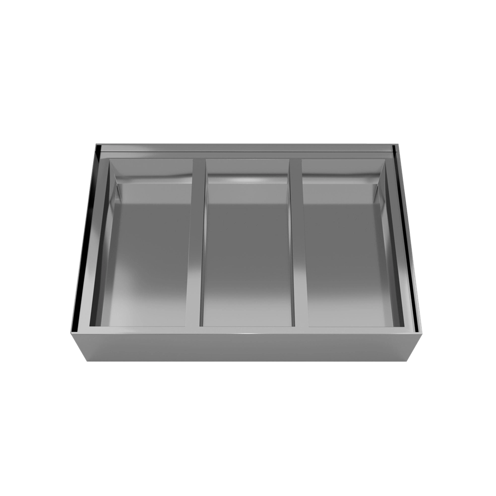 3 Compartments Luxury Silver 3 x 75 Grams Dry Fruit Box | Kanjeevaram Saree Design