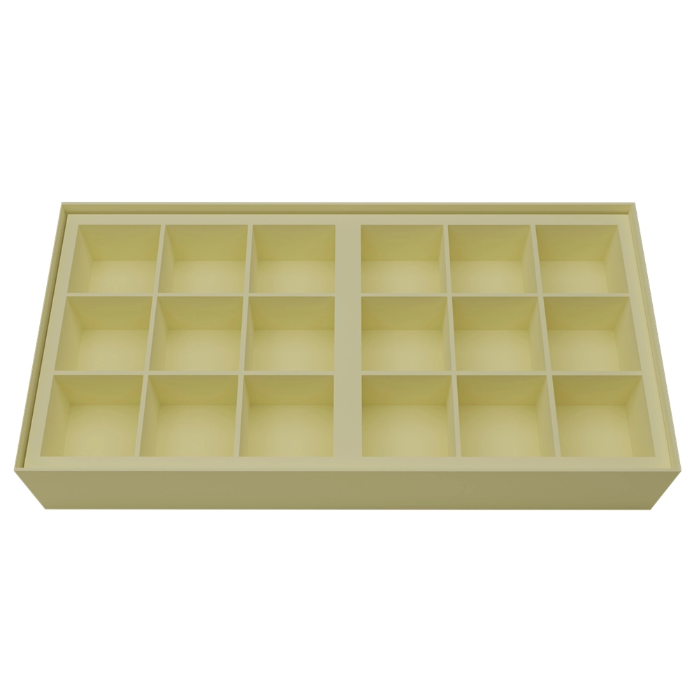 18 Compartments Standard Gold Finish Gift Box | Sweets | Chocolates | Dry Fruit Bites