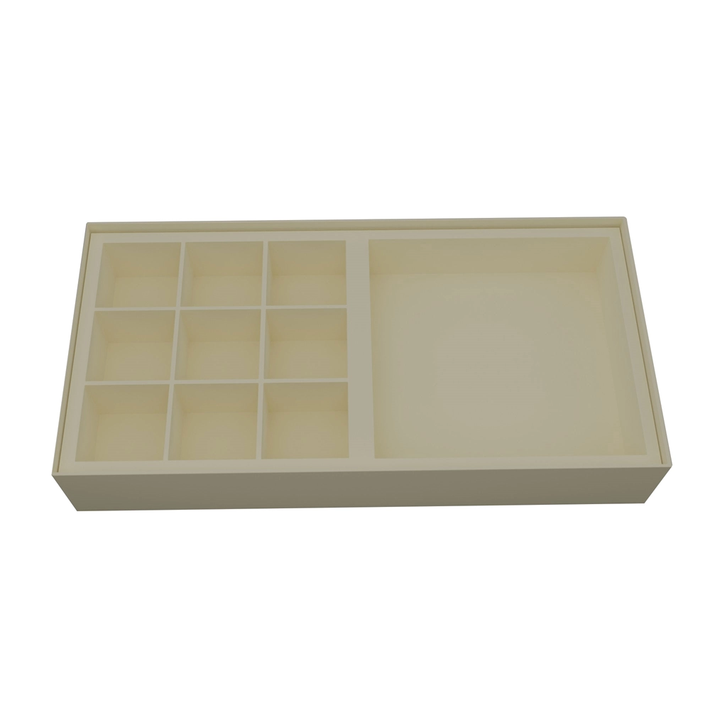 9 Small + 1 Large Compartments Premium Gold Gift Box | 9 Sweets and 100G Namkeen