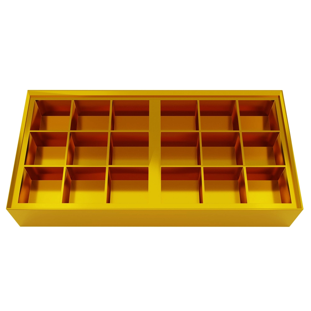 18 Compartments Premium Gold Gift Box | Sweets | Chocolates | Dry Fruit Bites