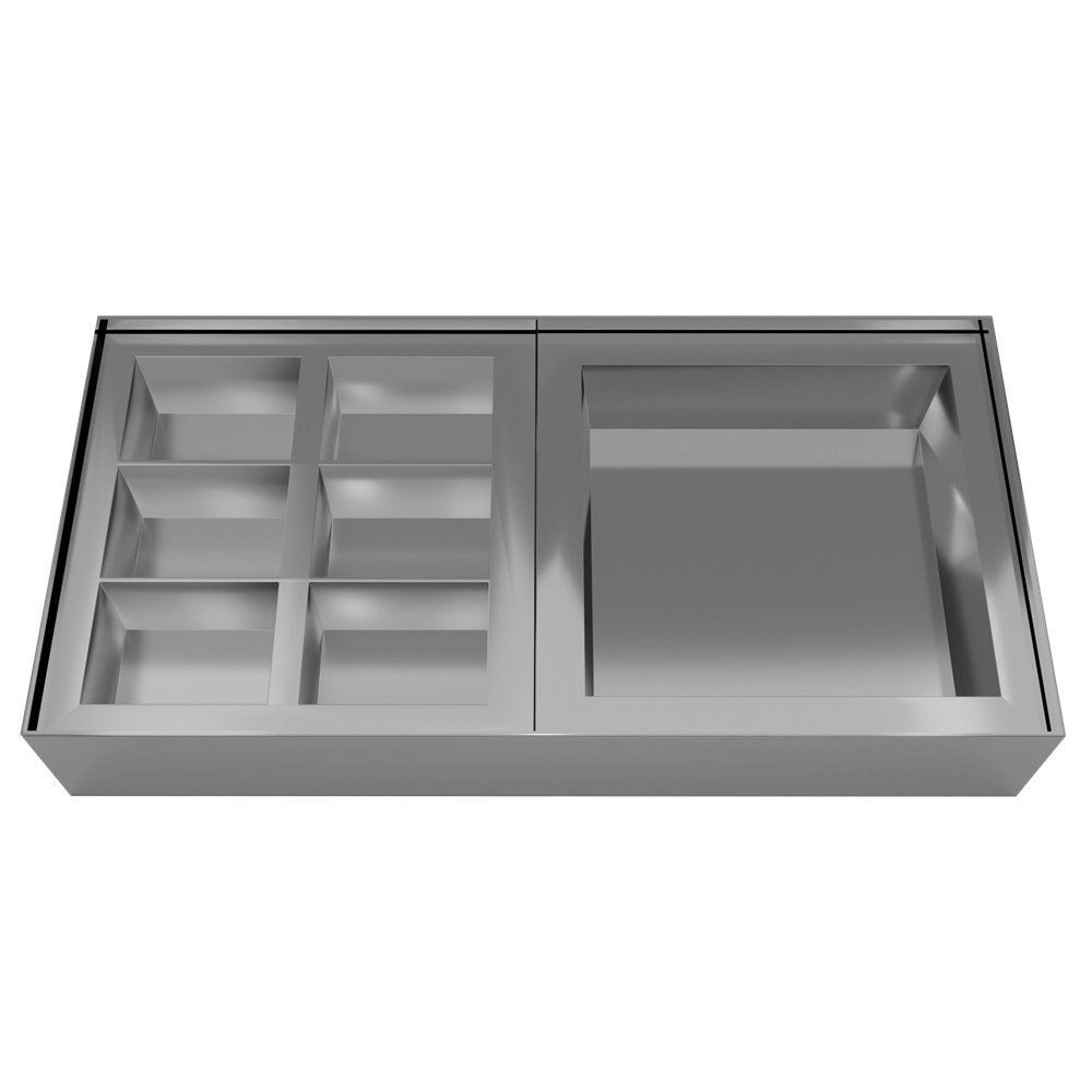 6 Small + 1 Large Compartment Premium Silver Gift Box | Pack What You Like