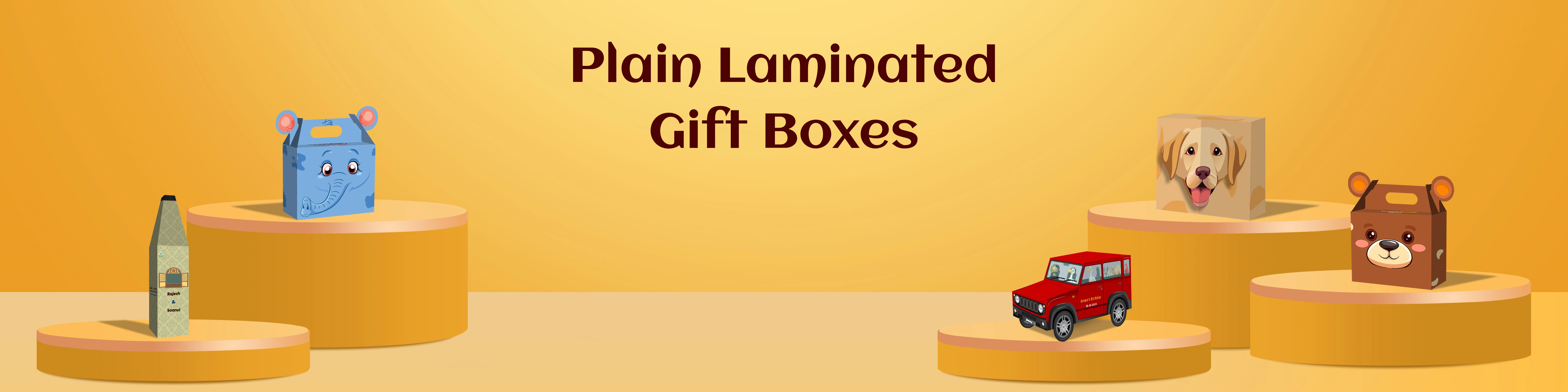 Plain Laminated Gift Boxes | Multipurpose, Food-Safe & Customizable – ZBox.in
