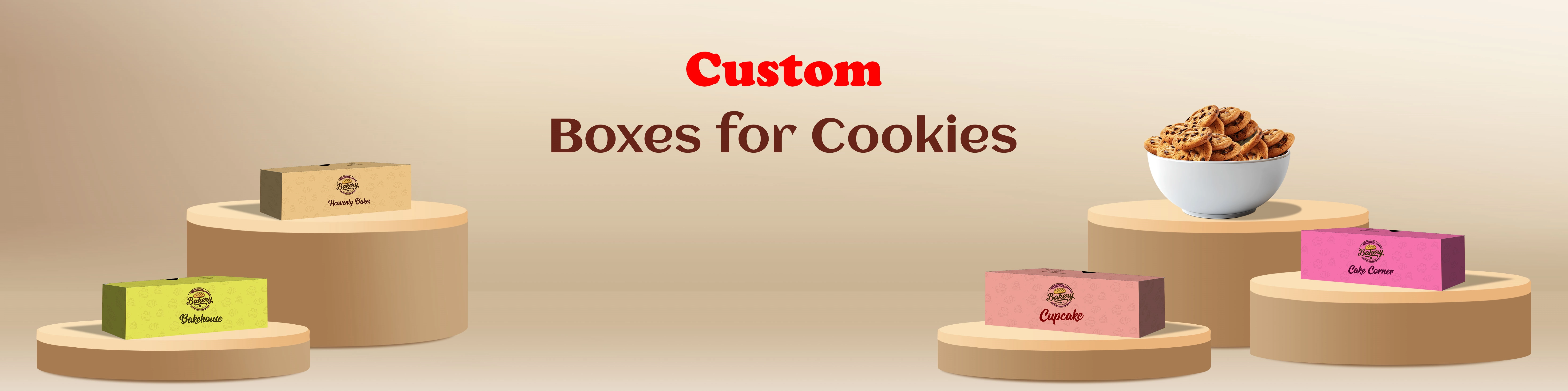 Cookie Gift Boxes | Empty, Food-Safe & Customizable Packaging – ZBox.in
