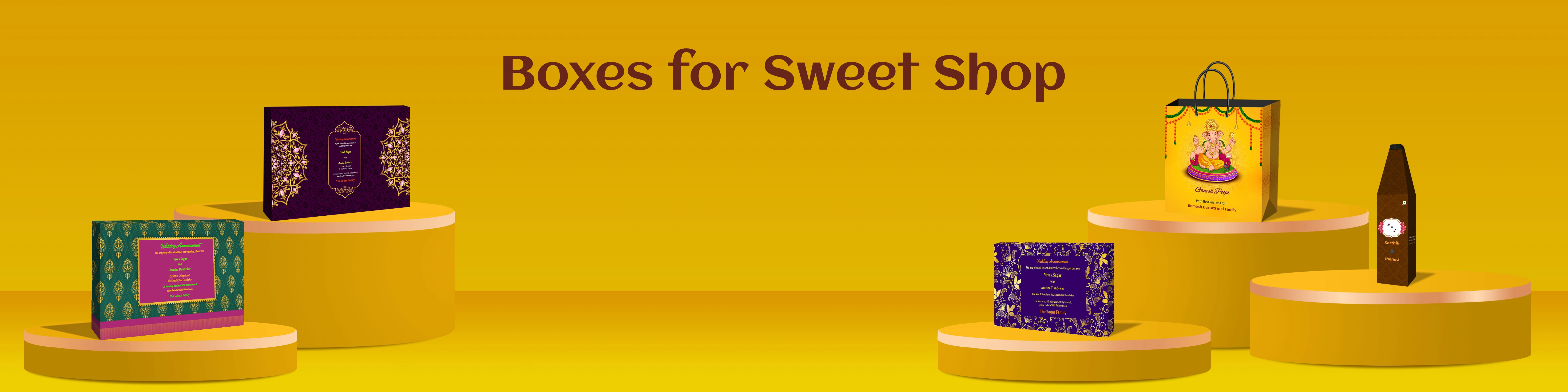 Custom Mithai Gift Boxes for Sweet Shops | Food-Safe & Elegant | ZBox.in