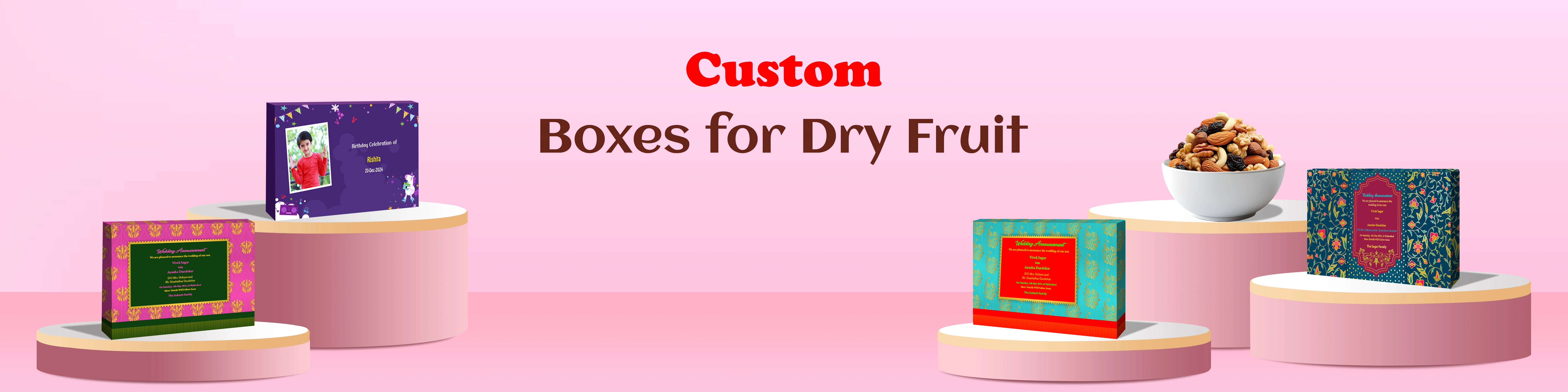 Dry Fruit Gift Boxes | Empty, Food-Safe Packaging – ZBox.in