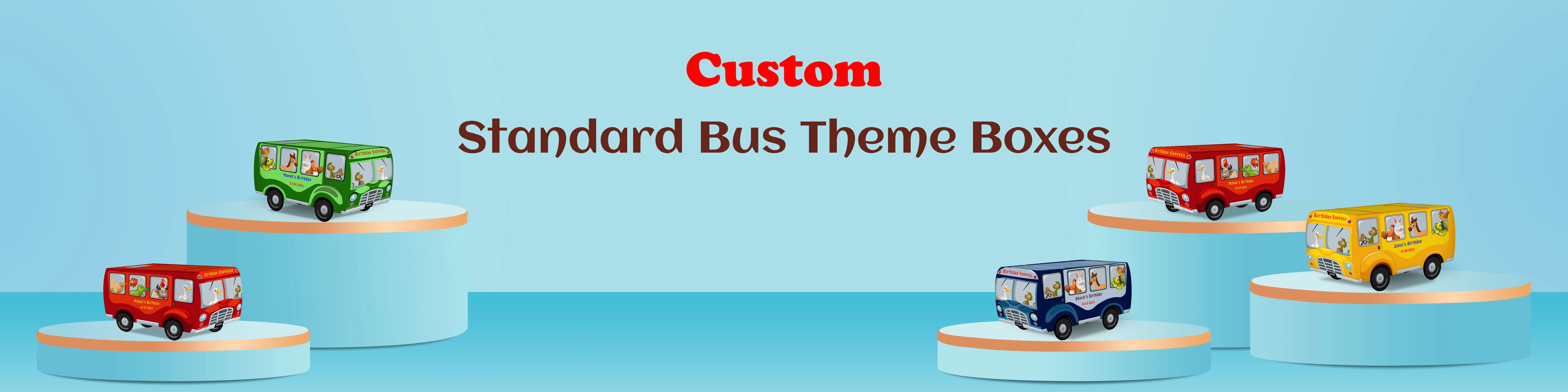 Buy Bus Shaped Gift Boxes Online – Travel Themed Return Gifts | ZBox