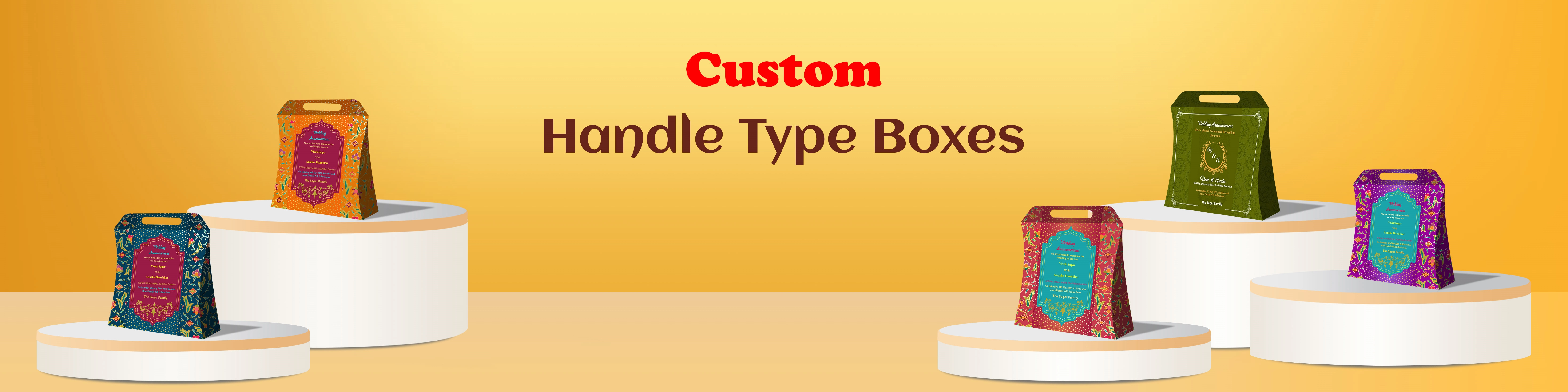 Customizable Handle Type Gift Boxes – Sweets, Dry Fruits & Festive Gifting | ZBox.in